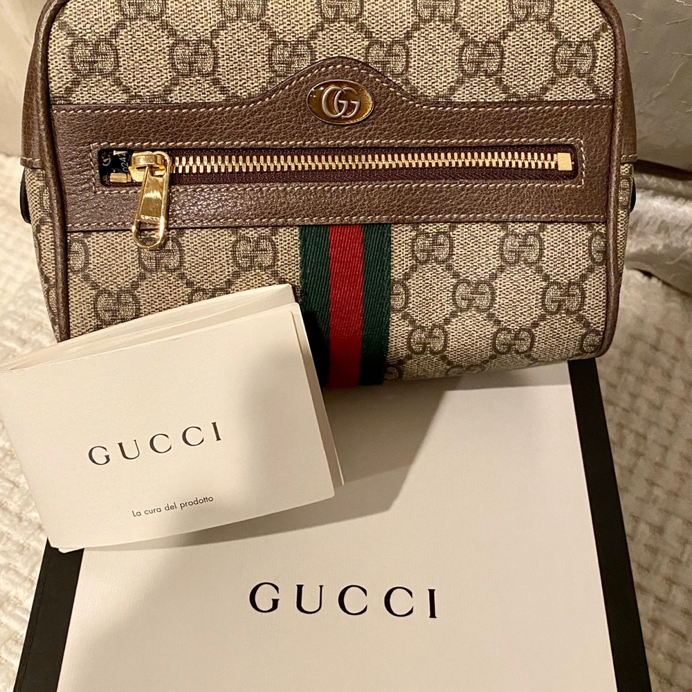 Ophidia GG Supreme small belt bag